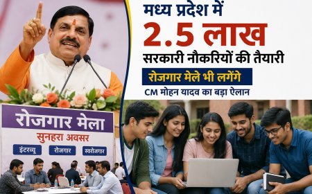 MP Govt Jobs 2026: मध्य प्रदेश में 2.5 लाख सरकारी नौकरियों की तैयारी: CM मोहन यादव का बड़ा ऐलान