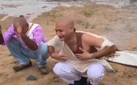 Sidhi News: सीधी में अनोखा विरोध: सवर्ण नेताओं की निकली प्रतीकात्मक अर्थी, मुंडन कर किया पिंडदान