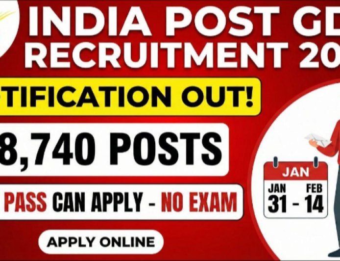 India Post GDS Vacancy 2026: 10वीं पास के लिए डाक विभाग में 25 हजार से ज्यादा पद, बिना परीक्षा मिलेगा मौका