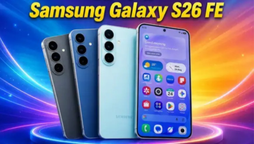 Samsung Galaxy S26 FE लॉन्च: दमदार कैमरा, 4900mAh बैटरी और 120Hz डिस्प्ले के साथ आया नया फोन, जानें कीमत और फीचर्स