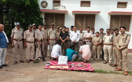 सीधी में तेंदुए के शिकार का खुलासा: खाल के साथ दो आरोपी गिरफ्तार, शिकार में प्रयुक्त औजार बरामद