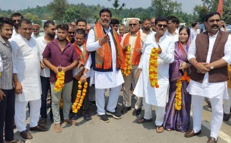 सेवा संकल्प अभियान के तहत सीधी पहुंची ‘सेवा ज्योति कलश यात्रा’, मंत्री,सांसद और विधायक ने किया स्वागत