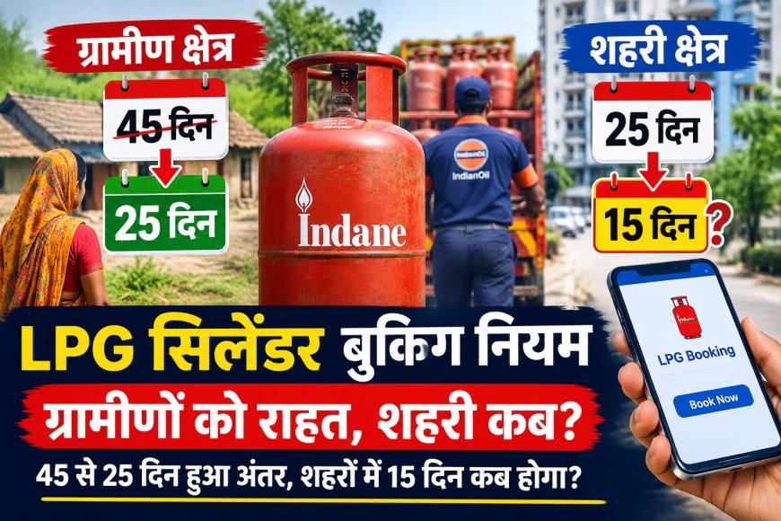 LPG Booking Rules: एलपीजी उपभोक्ताओं को राहत, अब 25 दिन में मिलेगा सिलेंडर