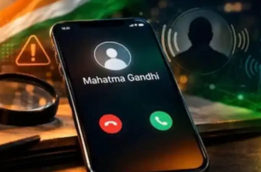 आपके फोन में "महात्मा गांधी" के नाम से आ सकती है कॉल :  फोन उठाया तो खाली हो सकता है बैंक खाता