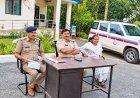 नवरात्रि दशहरा को लेकर मड़वास थाना परिसर में शांति समिति की बैठक संपन्न