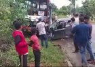सीधी में मौत बनकर दौड़ी यात्री बस, कार के उड़े परखच्चे; तीन लोगों की दर्दनाक मौत, 5 वर्षीय मासूम गंभीर