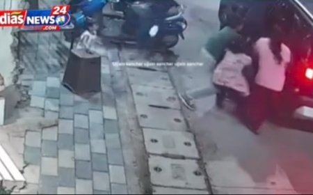 MP : घर के बाहर बैठी 19 वर्षीय युवती को कार से उठा ले गए युवक, CCTV में कैद हुई वारदात,Video वायरल