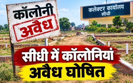 सीधी में तीन अवैध कॉलोनियां घोषित,जिम्मेदारों के खिलाफ प्रकरण दर्ज कराने के निर्देश