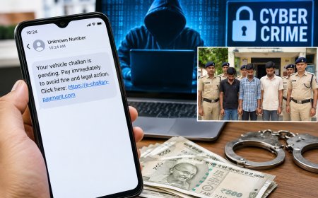 ई-चालान के लिंक पर क्लिक करते ही खाते से निकले 1.35 लाख रुपये, तीन आरोपी गिरफ्तार