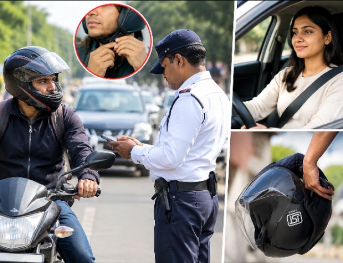 हेलमेट और सीट बेल्ट बोझ नहीं, सुरक्षा कवच हैं; सड़क पर अनुशासन ही सभ्य समाज की असली पहचान