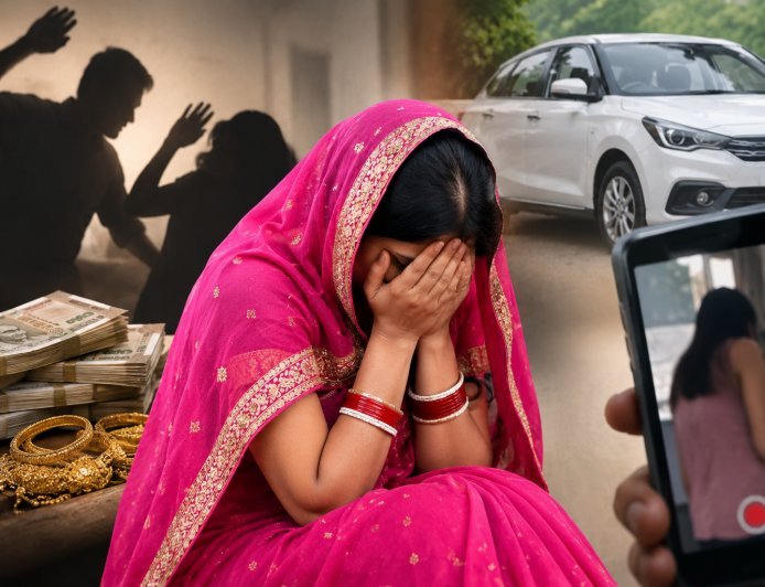 डर्टी स्टोरी: पति निकला नपुंसक तो ससुर बोला 'मेरे साथ अवैध संबंध बनाओ', विरोध पर पिटाई,बनाया आपत्ति जनक Video