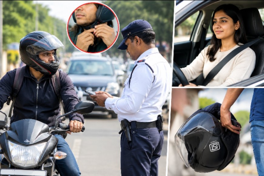 हेलमेट और सीट बेल्ट बोझ नहीं, सुरक्षा कवच हैं; सड़क पर अनुशासन ही सभ्य समाज की असली पहचान