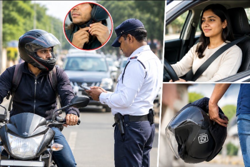 हेलमेट और सीट बेल्ट बोझ नहीं, सुरक्षा कवच हैं; सड़क पर अनुशासन ही सभ्य समाज की असली पहचान