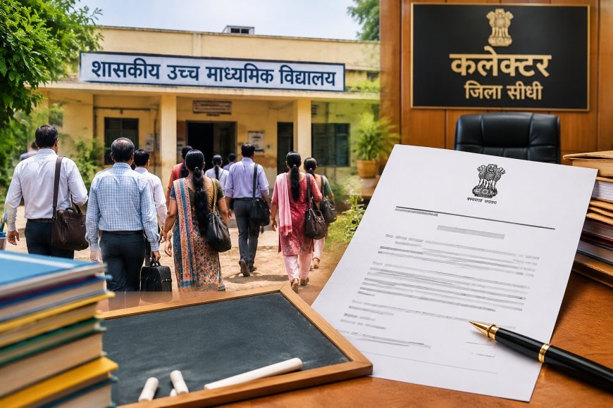 Sidhi News: सीधी जिले के 36 शिक्षकों का अधीक्षक प्रभार समाप्त, मूल स्कूल लौटने के आदेश; अनुपस्थिति पर कटेगा वेतन